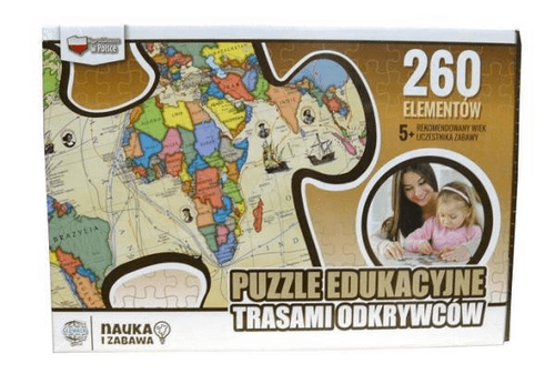 Puzzle 260 elementów. Trasami odkrywców na Arena.pl