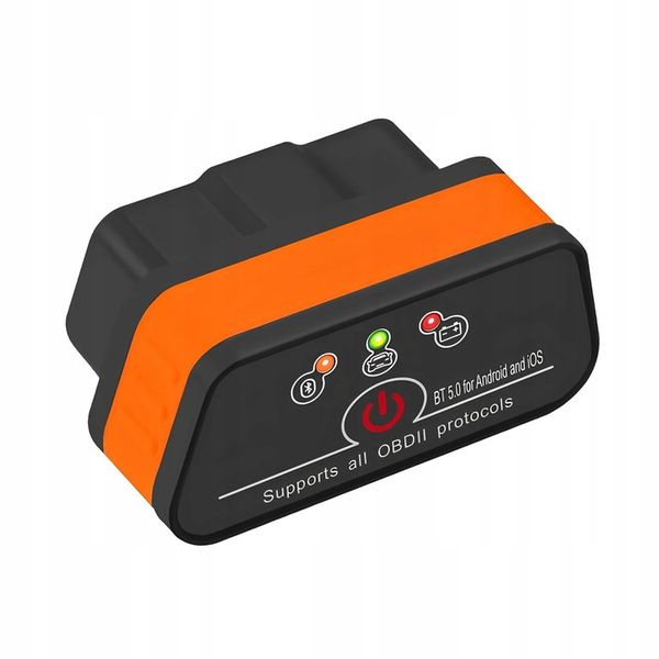 Interfejs diagnostyczny ELM327 Tester OBD2 Bluetooth 5.0 Smartphone iPhone zdjęcie 2