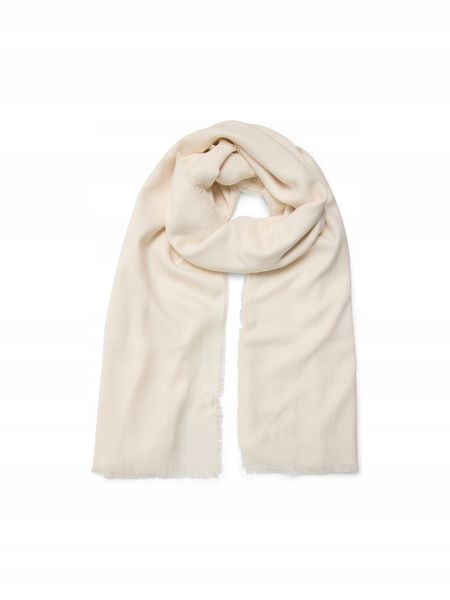 Vero Moda szalik kremowy zdjęcie 1