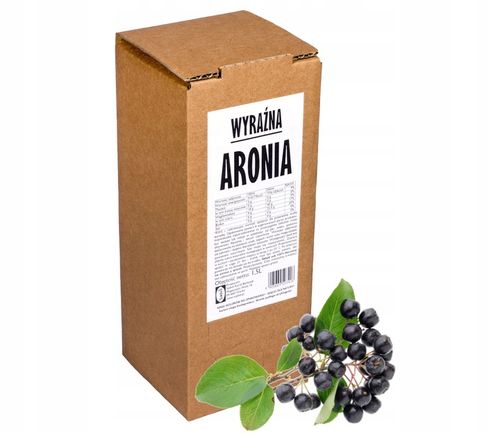 sok aronia 100% aroniowy NFC sok z aronii 1,5L EKO BIO do deserów bez cukru na Arena.pl
