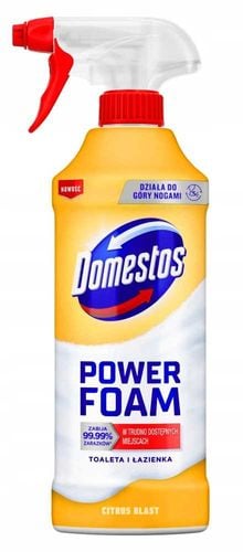 zestaw 3 x domestos power foam piana do mycia toalety i łazienki 435ml na Arena.pl