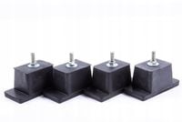 Wspornik gumowy, amortyzator drgań Tekno 200 komplet 4 szt.