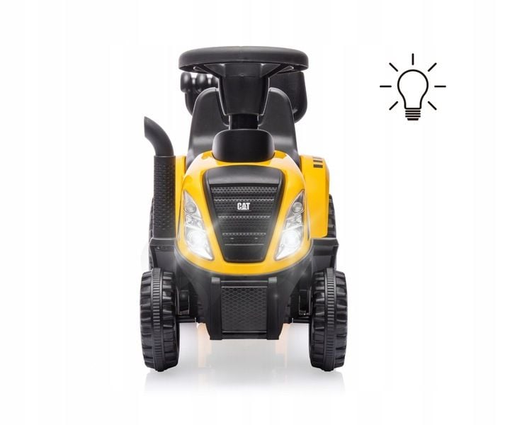 Milly Mally Pojazd CAT Tractor zółty z przyczepką zdjęcie 10