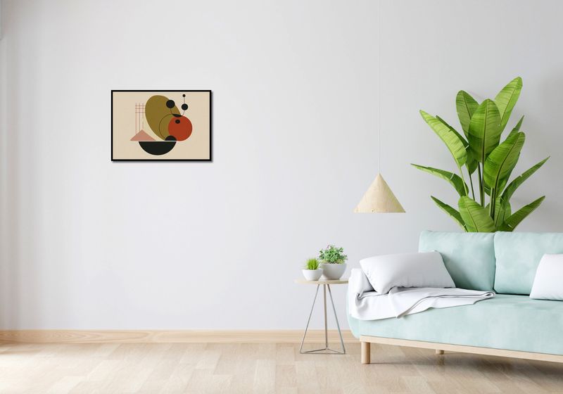Plakat 59,4x42cm Geometryczny Balans zdjęcie 4