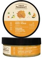 GREEN PHARMACY Peeling cukrowy do ciała Kurkuma + Olejek dyniowy 200 ml