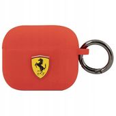 2 x ETUI SILIKONOWE FERRARI DO AIRPODS 3 CZERWONE OCHRONA STACJI DOKUJĄCEJ