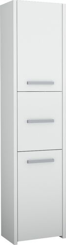 SZAFKA ŁAZIENKOWA REGAŁ SŁUPEK 30cm 3 DRZWI BIAŁA L-23 na Arena.pl