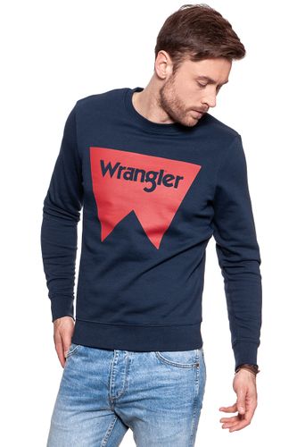 WRANGLER LOGO CREW NAVY W6614HY35 S na Arena.pl