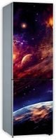 Mata magnetyczna magnes ozdobny na lodówkę 131x61 KOSMOS GALAKTYKA PLANETY