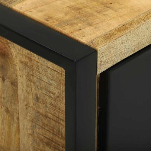 Zestaw mebli łazienkowych 2 pcs Brązowy Drewno z mango na Arena.pl