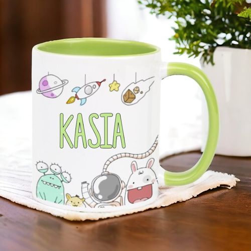 Kubek z nadrukiem prezent dla dziewczynki koleżanki z imieniem dziecka na Arena.pl