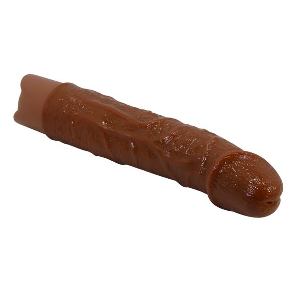Pretty Love Leander Realistic Vibrating Dildo (Brown Edition) zdjęcie 6