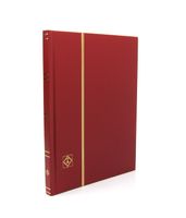 ALBUM KLASER NA ZNACZKI LEUCHTTURM BASIC A4 32 CZARNE STRONY CZERWONY