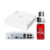 Rejestrator IP Hikvision 4x PoE do 6Mpx HiLook NVR