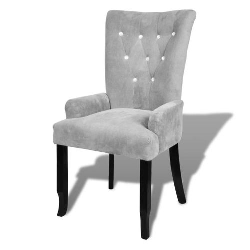 Fotel, Srebrny, Aksamit na Arena.pl