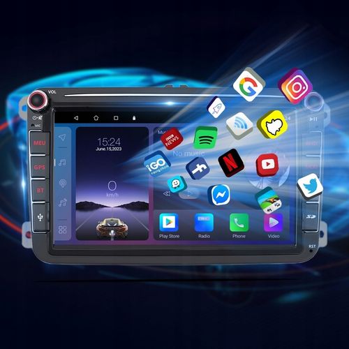 RADIO ANDROID 13 SKODA OCTAVIA 2 YETI 2 RAPID CARPLAY ANDROID AUTO 2GB/64GB na Arena.pl