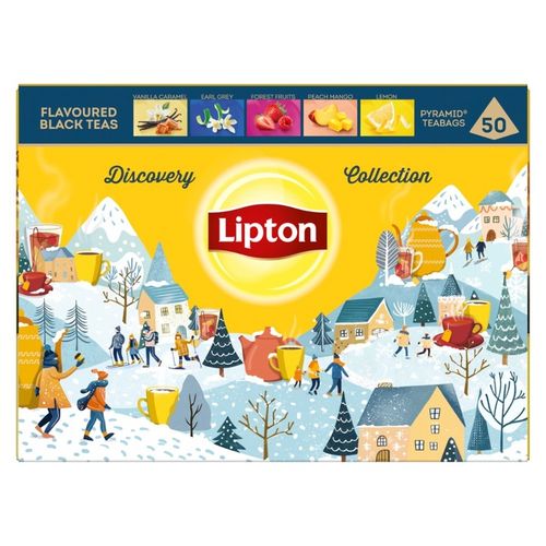 Herbata czarna Lipton Discovery Collection Variety Pack 50 piramidek na Arena.pl