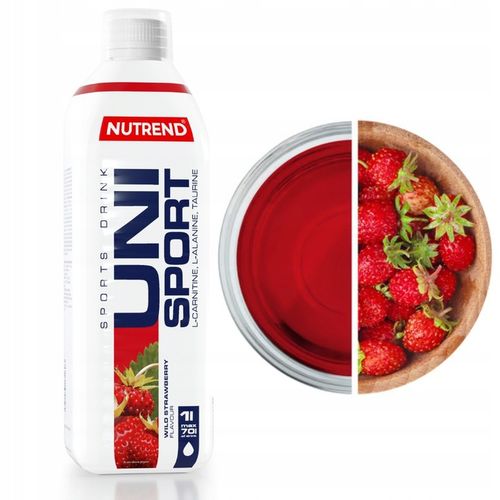 IZOTONIK NUTREND UNISPORT 1000ML POZIOMKA NAPÓJ SPORTOWY TAURYNA L-ALANINA na Arena.pl