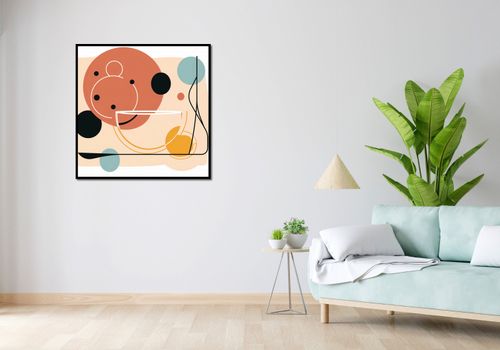 Plakat 90x90cm Harmonia Ciepła na Arena.pl