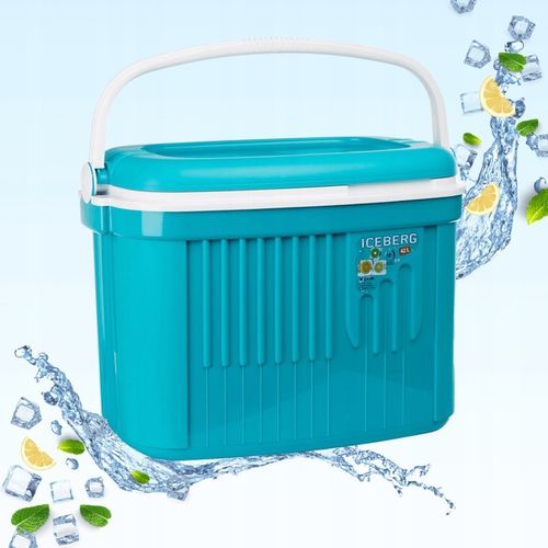 DUŻA LODÓWKA TURYSTYCZNA 42L na WKŁADY MROŻĄCE do AUTA kemping PODRÓŻY na Arena.pl