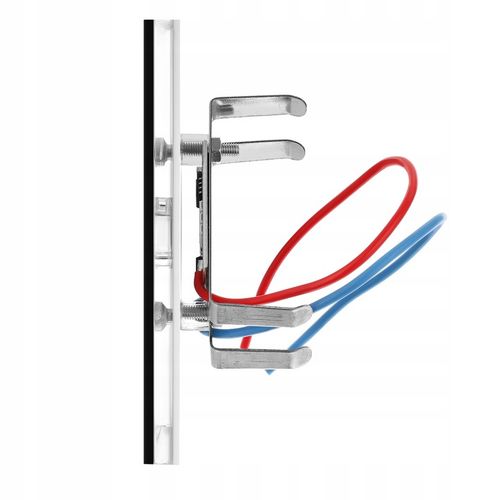 Oprawa LAMPKA schodowa LED 230V oświetlenie schodowe 2W CZARNA ZIMNA na Arena.pl