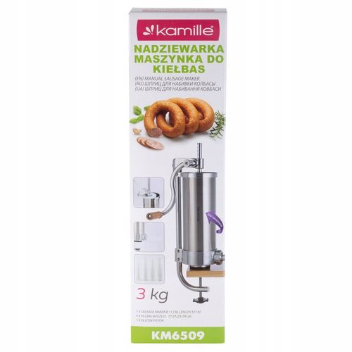 NADZIEWARKA do KIEŁBAS szpryca MASZYNKA do KIEŁBASY PARÓWEK kaszanki 3kg na Arena.pl