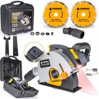 BRUZDOWNICA ELEKTRYCZNA 3100W 150MM LASER REGULACJA + WALIZKA