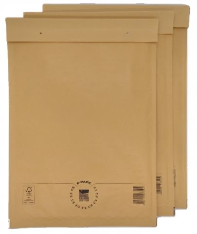 Koperty bąbelkowe I19 450x320 E-Pack BRĄZOWE duże HURT x50 zdjęcie 1