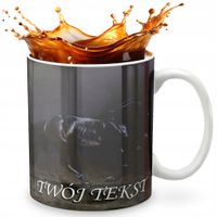KUBEK 330ml GRAFIKA PREZENT ŚWIĘTA WZÓR - KOŃ HOBBY HORSE ZWIERZE + IMIĘ