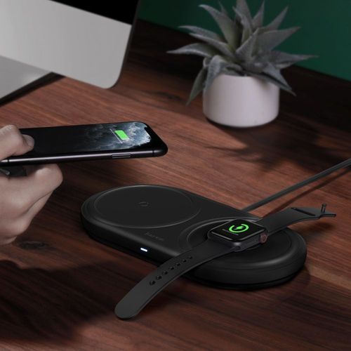 BASEUS PLANET 2IN1 WIRELESS CHARGER BLACK na Arena.pl