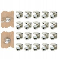 20X PODPÓRKA DO PÓŁKI SZKLANEJ, WSPORNIK PÓŁKI PODPÓRKA PRZYKRĘCANA