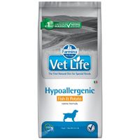 farmina vet life canine hypoallergenic fish&potato 12kg