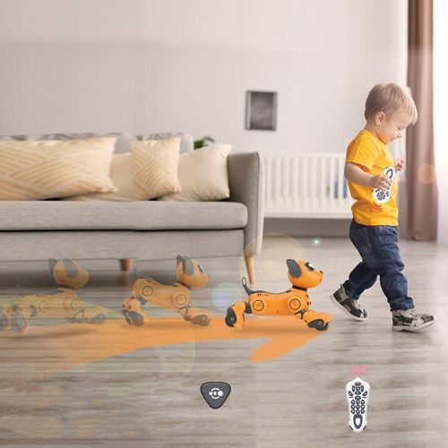 ROBOT INTERAKTYWNY PIES PIESEK ZDALNIE STEROWANY PROGRAMOWANY 20+ FUNKCJE na Arena.pl