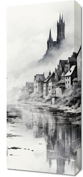 Obraz 30x70cm Mglisty Refleks zdjęcie 1