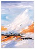 Obraz na płótnie abstrakcja pastelowa 80x120 cm