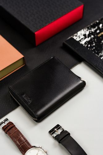 duży, skórzany portfel męski na zamek - peterson na Arena.pl