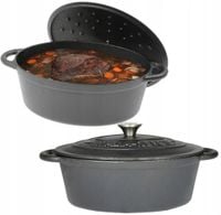 BRYTFANNA BRYTFANKA GĘSIARKA INDUKCJA + POKRYWA