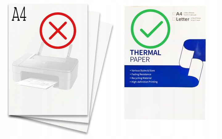 Przenośna termiczna drukarka Phomemo M08F bluetooth do dokumentów A4 tatuaż zdjęcie 4