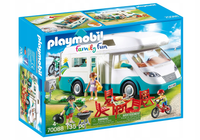 PLAYMOBIL Rodzinne auto kempingowe Samochód Kamper Figurki