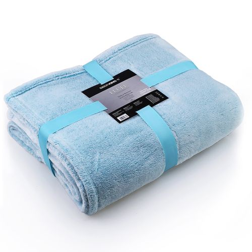 Koc DecoKing FLUFF TURQ 150X200 na Arena.pl