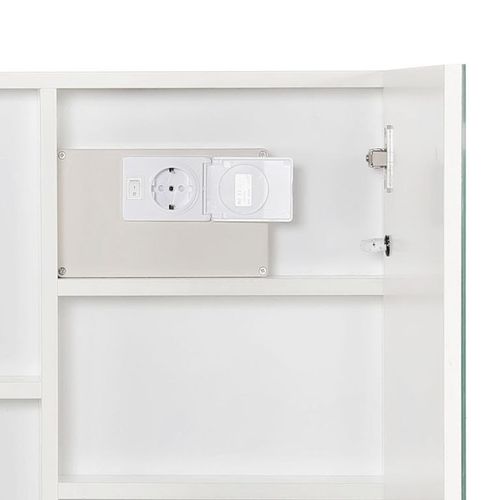 MIADOMODO Szafka z lustrem i oświetleniem LED, 90 x 65 cm na Arena.pl