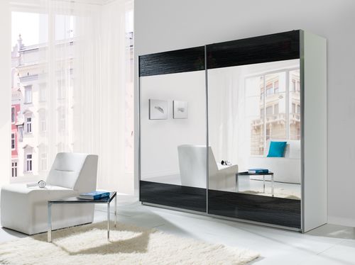 Komoda 3SZ LUX STRIPES - biała na Arena.pl