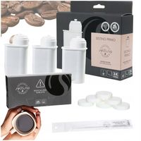 3x ZAMIENNIK Filtra do EKSPRESU BRITA +UNIWERSALNE TABLETKI SZCZOTECZKA