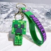 Na Stanie Minecraft Duża Kolekcja 3D Silikonowe Breloczki Zestaw Creeper Steve – BX1710-1P / 1 Set