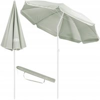 DUŻY PARASOL PLAŻOWY OGRODOWY BESTIF ŁAMANY NA PLAŻĘ 1,8M 180cm