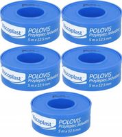 VISCOPLAST Plasater na rolce POLOVIS PLUS 5m x 12 biały x 5 SZTUK