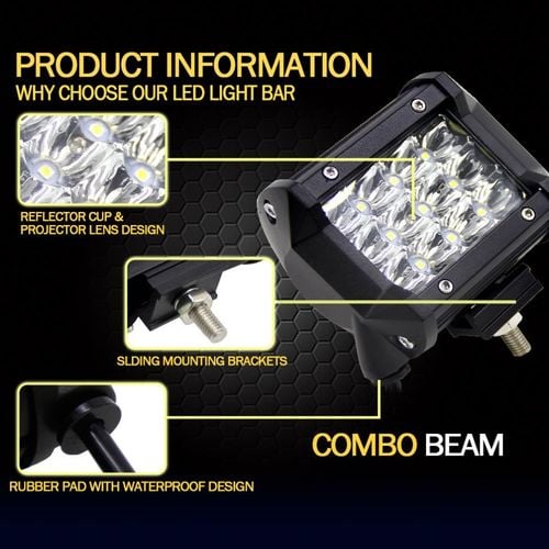 Lampa Robocza Halogen LED 36W 12V Panel Cree 4860 lm na Arena.pl