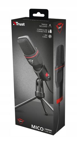 Mikrofon USB Gaming dla Gracza Trust Statyw na Arena.pl