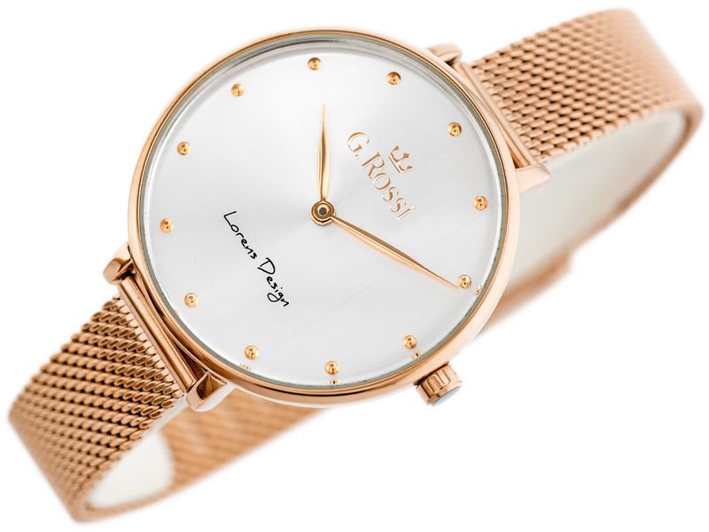 ZEGAREK G. ROSSI - 11890B3-3D3 (zg884c)  + BOX zdjęcie 2