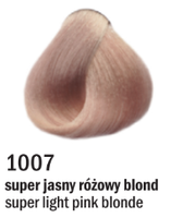 Allwaves Cream Color farba do włosów, koloryzacja trwała, 100 ml 1007 super jasny różowy blond